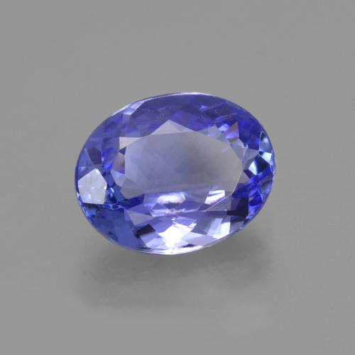 Tanzanite Bleu violet intense naturelle Coupe ovale, 1.92 ct, VVS