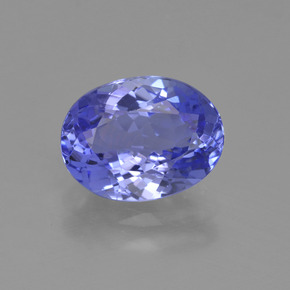Tanzanite Bleu foncé naturelle Coupe ovale, 1.91 ct, VVS