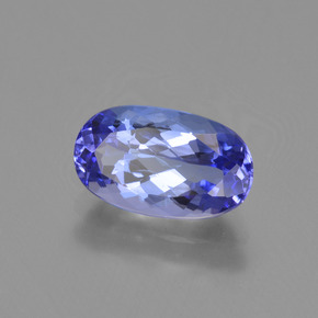 Tanzanite Violet foncé Bleu naturelle Coupe ovale, 1.50 ct, VS-SI