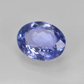 Tanzanite Bleu violet intense naturelle Coupe ovale, 2.13 ct, VVS