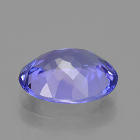 Tanzanite Bleu violet intense naturelle Coupe ovale, 2.47 ct, VVS