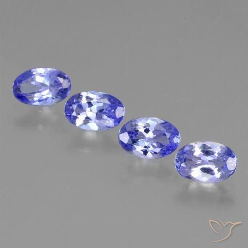 1.75ctw Naturel Bleu électrique Tanzanite, ovale, VS