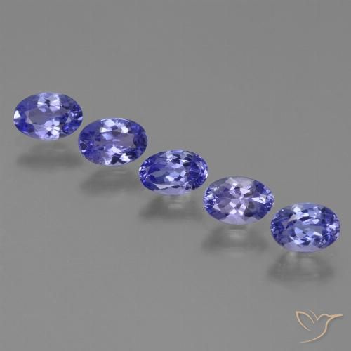 2.01ctw Naturel Bleu violet intense Tanzanite, ovale, VVS-VS