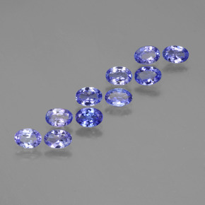 Achetez naturel 3,96ct bleue tanzanite gems, coupe ovale, en provenance tanzanie chez gemselect. en stock, livraison internationale!