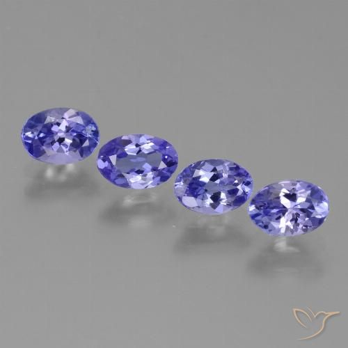 2.04ctw Naturel Bleu violet intense Tanzanite, ovale, VS