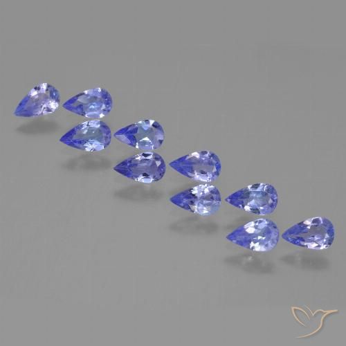 1.96ctw Naturel Bleu moyen Tanzanite, En forme de poire, VS