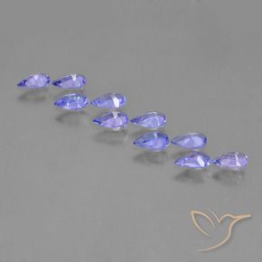Shop natural 1.73ct Violet Bleu Tanzanite gems, En forme de poire, from Tanzanie at GemSelect. In stock, global shipping!
