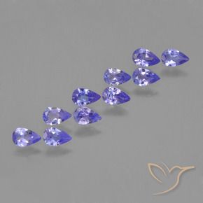 Shop natural 1.79ct Bleu violet intense Tanzanite gems, En forme de poire, from Tanzanie at GemSelect. In stock, global shipping!