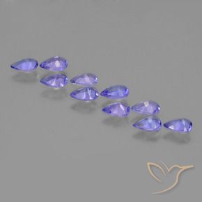 Shop natural 1.79ct Bleu violet intense Tanzanite gems, En forme de poire, from Tanzanie at GemSelect. In stock, global shipping!