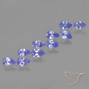 Shop natural 2.01ct Violet Bleu Tanzanite gems, En forme de poire, from Tanzanie at GemSelect. In stock, global shipping!