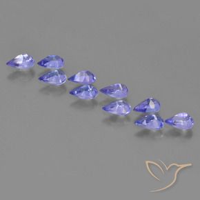 Shop natural 2.38ct Bleu violet intense Tanzanite gems, En forme de poire, from Tanzanie at GemSelect. In stock, global shipping!