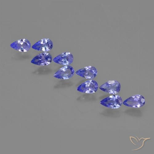 1.88ctw Naturel Bleu intense Tanzanite, En forme de poire, VS