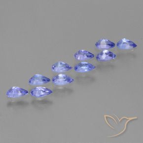 Shop natural 2.09ct Bleu violet intense Tanzanite gems, En forme de poire, from Tanzanie at GemSelect. In stock, global shipping!