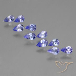 Shop natural 1.98ct Bleu violet intense Tanzanite gems, En forme de poire, from Tanzanie at GemSelect. In stock, global shipping!