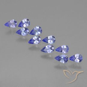Shop natural 1.96ct Bleu violet intense Tanzanite gems, En forme de poire, from Tanzanie at GemSelect. In stock, global shipping!