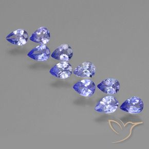 Shop natural 2.55ct Bleu violet intense Tanzanite gems, En forme de poire, from Tanzanie at GemSelect. In stock, global shipping!