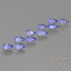 Shop natural 2.55ct Bleu violet intense Tanzanite gems, En forme de poire, from Tanzanie at GemSelect. In stock, global shipping!