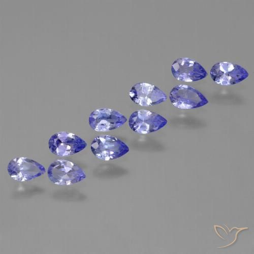 1.88ctw Naturel Bleu violet intense Tanzanite, En forme de poire, VS