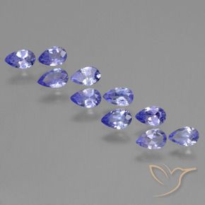 Shop natural 1.88ct Bleu violet intense Tanzanite gems, En forme de poire, from Tanzanie at GemSelect. In stock, global shipping!