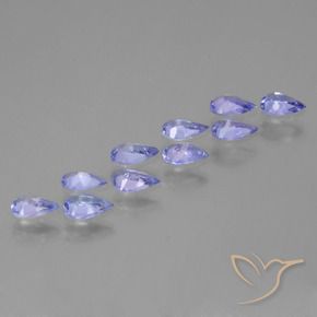 Shop natural 1.73ct Bleu violet intense Tanzanite gems, En forme de poire, from Tanzanie at GemSelect. In stock, global shipping!