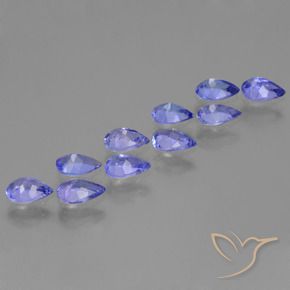 Achetez naturel 3,77ct bleue tanzanite gems, en forme de poire, en provenance tanzanie chez gemselect. en stock, livraison internationale!