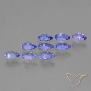 Shop natural 3.26ct Bleu violet intense Tanzanite gems, En forme de poire, from Tanzanie at GemSelect. In stock, global shipping!