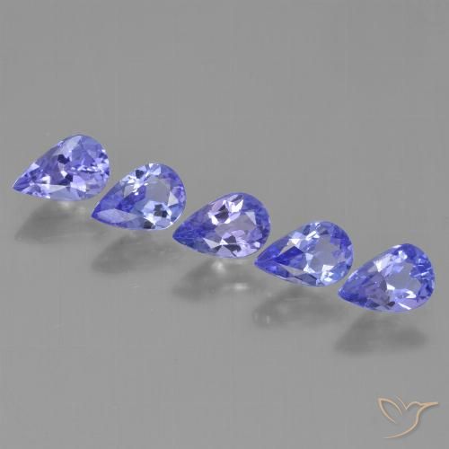 Achetez naturel 2,11ct bleue tanzanite gems, en forme de poire, en provenance tanzanie chez gemselect. en stock, livraison internationale!