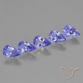 Achetez naturel 2,11ct bleue tanzanite gems, en forme de poire, en provenance tanzanie chez gemselect. en stock, livraison internationale!