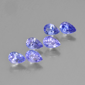 Achetez naturel 2,46ct bleue tanzanite gems, en forme de poire, en provenance tanzanie chez gemselect. en stock, livraison internationale!