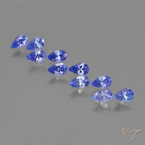Shop natural 2.07ct Violet foncé Bleu Tanzanite gems, En forme de poire, from Tanzanie at GemSelect. In stock, global shipping!