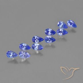 Shop natural 2.07ct Violet foncé Bleu Tanzanite gems, En forme de poire, from Tanzanie at GemSelect. In stock, global shipping!