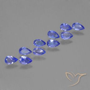 Shop natural 1.96ct Bleu violet intense Tanzanite gems, En forme de poire, from Tanzanie at GemSelect. In stock, global shipping!