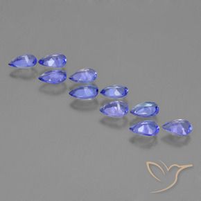 Shop natural 1.96ct Bleu violet intense Tanzanite gems, En forme de poire, from Tanzanie at GemSelect. In stock, global shipping!