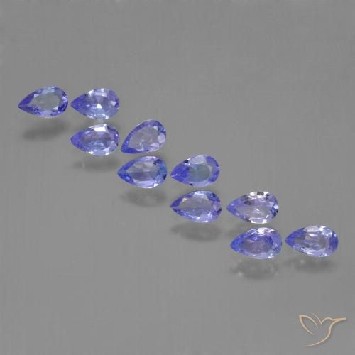 1.89ctw Naturel Bleu violet intense Tanzanite, En forme de poire, VS