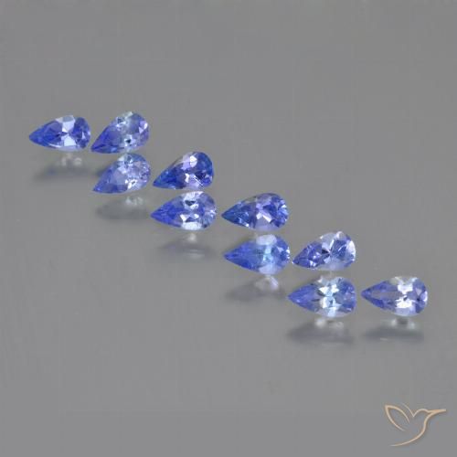 Shop natural 1.93ct Bleu violet intense Tanzanite gems, En forme de poire, from Tanzanie at GemSelect. In stock, global shipping!