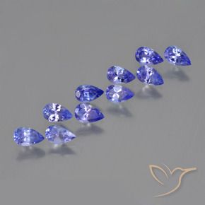 Shop natural 2.54ct Violet foncé Bleu Tanzanite gems, En forme de poire, from Tanzanie at GemSelect. In stock, global shipping!