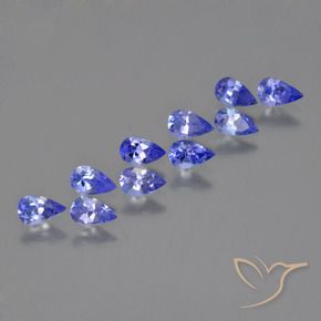 Shop natural 2.24ct Violet foncé Bleu Tanzanite gems, En forme de poire, from Tanzanie at GemSelect. In stock, global shipping!
