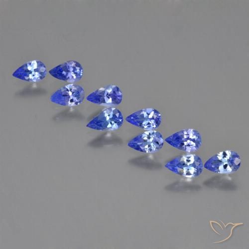 Shop natural 2.18ct Violet foncé Bleu Tanzanite gems, En forme de poire, from Tanzanie at GemSelect. In stock, global shipping!