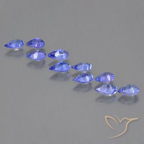 Shop natural 2.18ct Violet foncé Bleu Tanzanite gems, En forme de poire, from Tanzanie at GemSelect. In stock, global shipping!