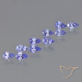 Shop natural 2.06ct Bleu violet intense Tanzanite gems, En forme de poire, from Tanzanie at GemSelect. In stock, global shipping!
