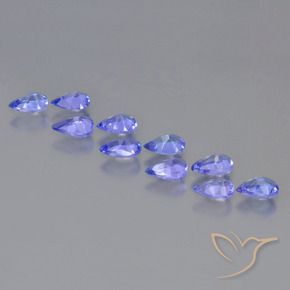 Shop natural 2.10ct Bleu violet intense Tanzanite gems, En forme de poire, from Tanzanie at GemSelect. In stock, global shipping!