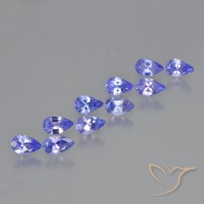 Shop natural 2.51ct Bleu violet intense Tanzanite gems, En forme de poire, from Tanzanie at GemSelect. In stock, global shipping!