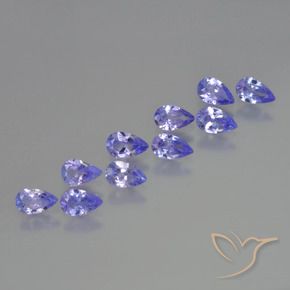 Shop natural 2.21ct Bleu violet intense Tanzanite gems, En forme de poire, from Tanzanie at GemSelect. In stock, global shipping!