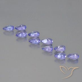 Shop natural 2.21ct Bleu violet intense Tanzanite gems, En forme de poire, from Tanzanie at GemSelect. In stock, global shipping!