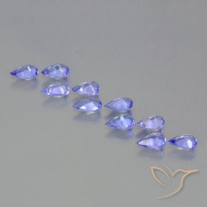Shop natural 1.66ct Bleu violet intense Tanzanite gems, En forme de poire, from Tanzanie at GemSelect. In stock, global shipping!