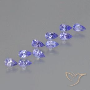 Shop natural 2.34ct Violet Tanzanite gems, En forme de poire, from Tanzanie at GemSelect. In stock, global shipping!