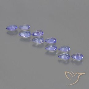 Shop natural 1.96ct Bleu violet intense Tanzanite gems, En forme de poire, from Tanzanie at GemSelect. In stock, global shipping!