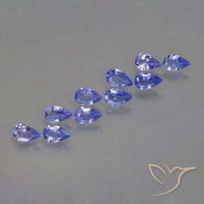 Shop natural 1.91ct Bleu violet intense Tanzanite gems, En forme de poire, from Tanzanie at GemSelect. In stock, global shipping!