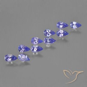 Shop natural 2.32ct Bleu violet intense Tanzanite gems, En forme de poire, from Tanzanie at GemSelect. In stock, global shipping!