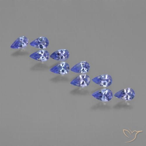 Shop natural 2.17ct Bleu violet intense Tanzanite gems, En forme de poire, from Tanzanie at GemSelect. In stock, global shipping!